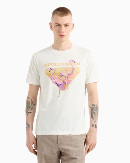 Armani Camiseta De Punto Con Estampado Camargue