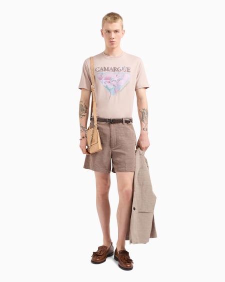 Armani Camiseta De Punto Con Estampado Camargue