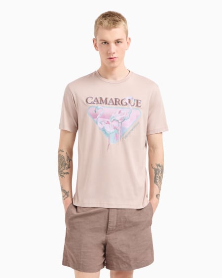 Armani Camiseta De Punto Con Estampado Camargue