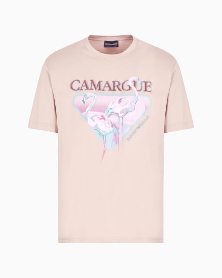 Armani Camiseta de punto con estampado Camargue