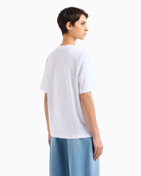 Armani Camiseta De Punto Con Estampado De águilas