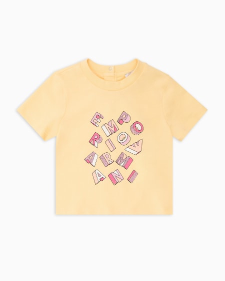 Armani Camiseta de punto con estampado de logotipo