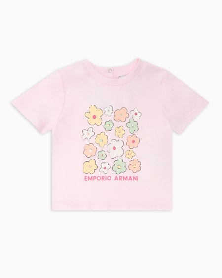 Armani Camiseta de punto con estampado de logotipo