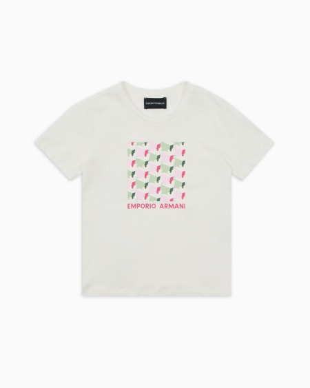 Armani Camiseta de punto con estampado de logotipo