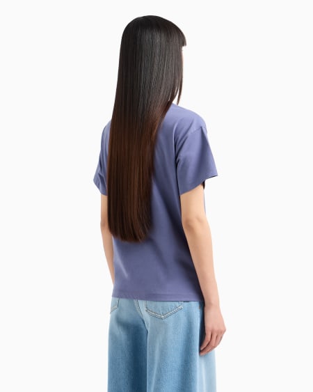 Armani Camiseta De Punto Con Logotipo Devoré