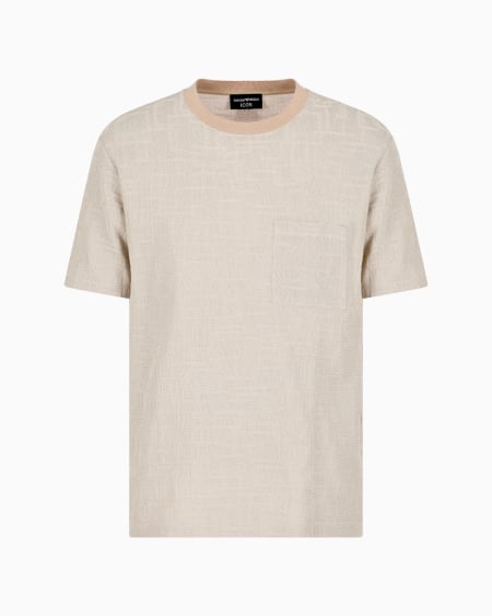 Armani Camiseta de punto con motivo de intarsia
