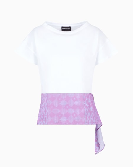 Armani Camiseta de punto de algodón con nudo