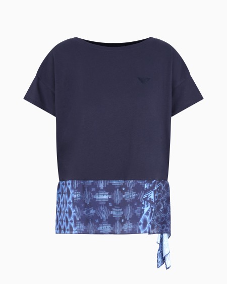 Armani Camiseta de punto de algodón con nudo