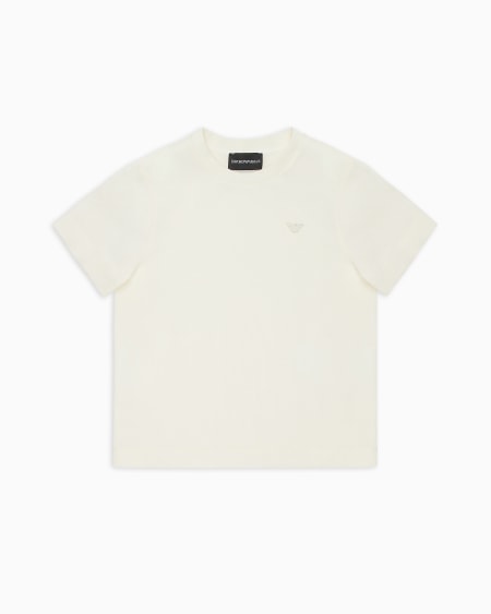 Armani Camiseta de punto grueso con microáguila