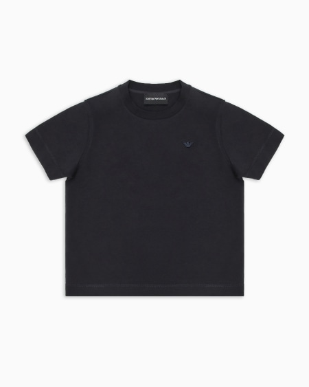 Armani Camiseta de punto grueso con microáguila