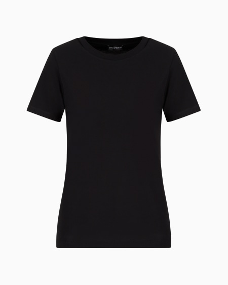 Armani Camiseta en punto de algodón pima