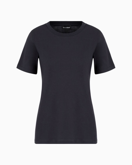 Armani Camiseta En Punto De Algodón Pima