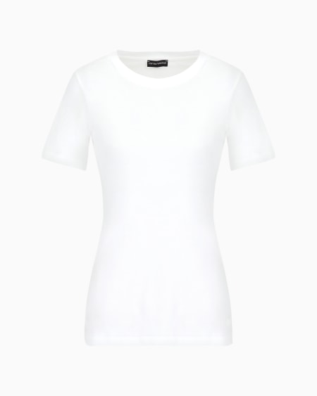 Armani Camiseta en punto de algodón pima