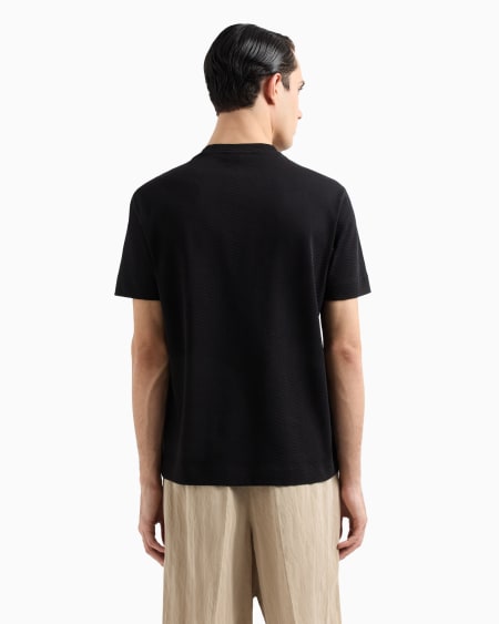 Armani Camiseta En Punto Jacquard