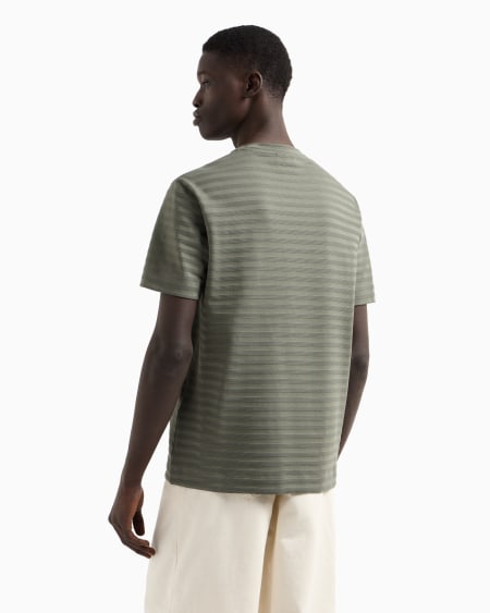 Armani Camiseta En Punto Jacquard