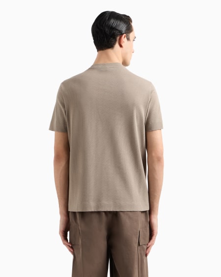 Armani Camiseta En Punto Jacquard