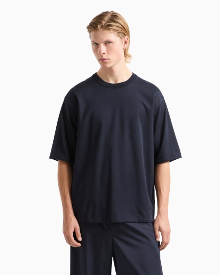 Armani Camiseta Reversible De Corte Ancho De Punto