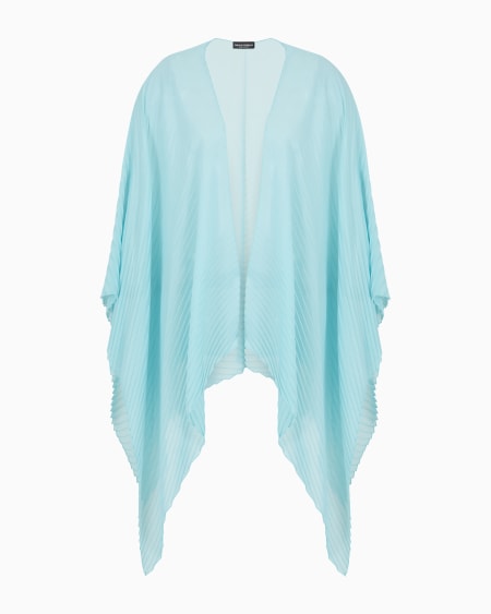 Armani Capa de gasa plisada Butterfly