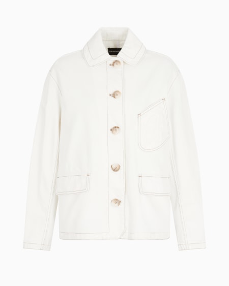 Armani Cazadora de dril de algodón