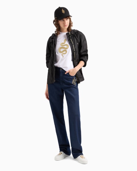 Armani Cazadora De Nailon Con Capucha