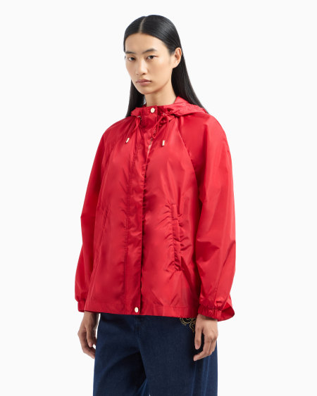 Armani Cazadora De Nailon Con Capucha