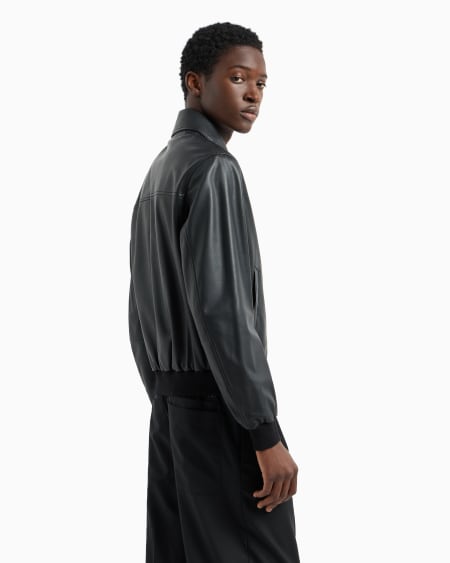 Armani Cazadora En Napa De Cordero De Tacto Suave