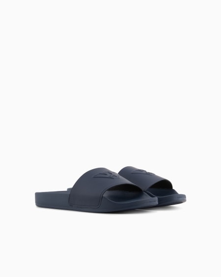 Armani Chanclas Con Maxilogotipo En Relieve