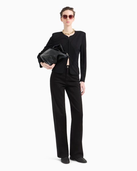 Armani Chaqueta Con Tirantes De Punto Milano