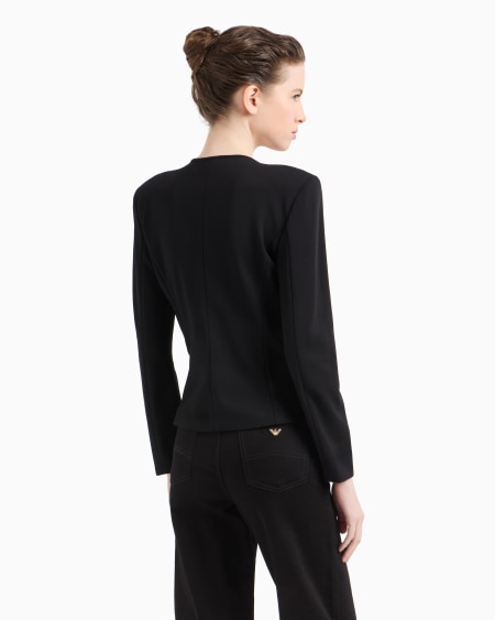 Armani Chaqueta Con Tirantes De Punto Milano