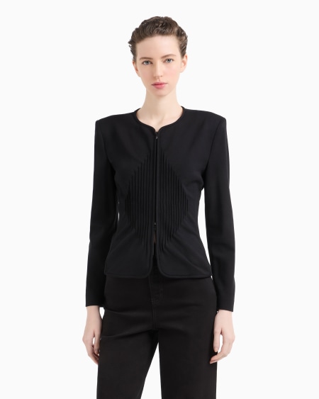 Armani Chaqueta Con Tirantes De Punto Milano