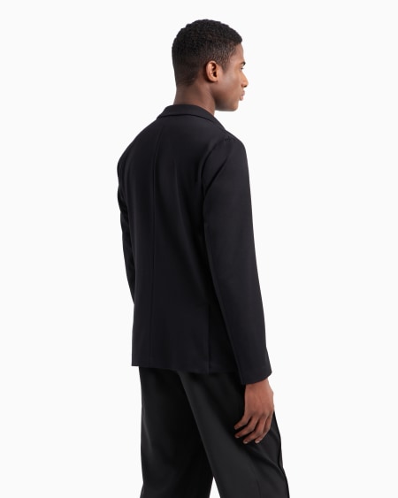 Armani Chaqueta De Abotonadura Sencilla De Punto