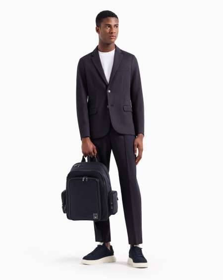 Armani Chaqueta De Abotonadura Sencilla De Punto