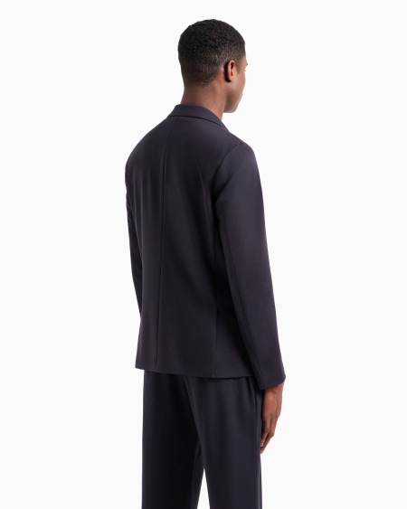 Armani Chaqueta De Abotonadura Sencilla De Punto