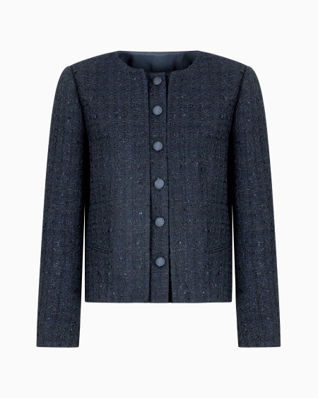 Armani Chaqueta de tweed de lúrex