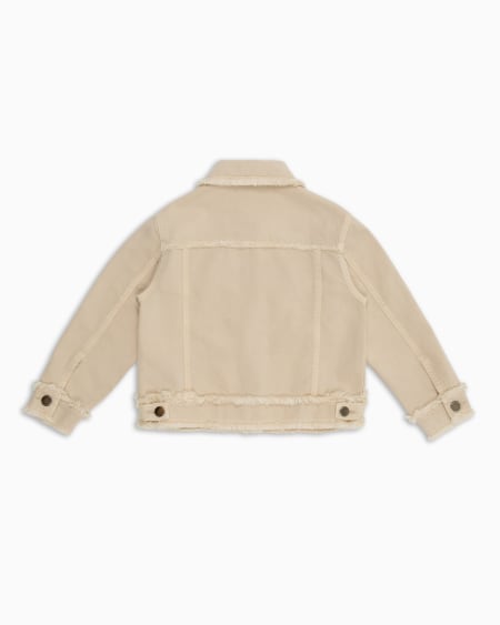 Armani Chaqueta En Denim Teñido En Prenda