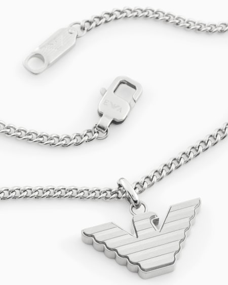 Armani Collar Con Colgante De Acero Inoxidable