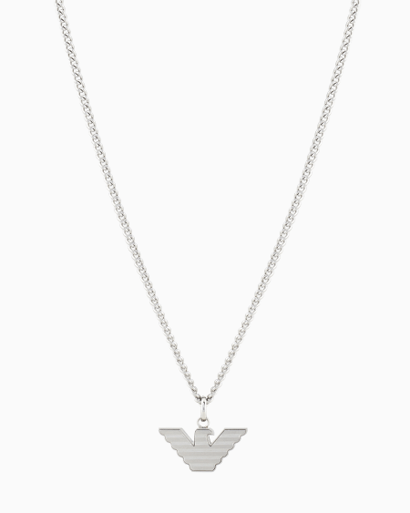 Armani Collar con colgante de acero inoxidable