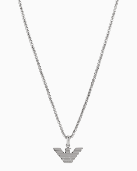 Armani Collar con colgante de acero inoxidable