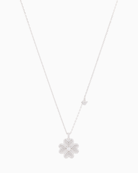 Armani Collar Con Colgante De Plata De Ley