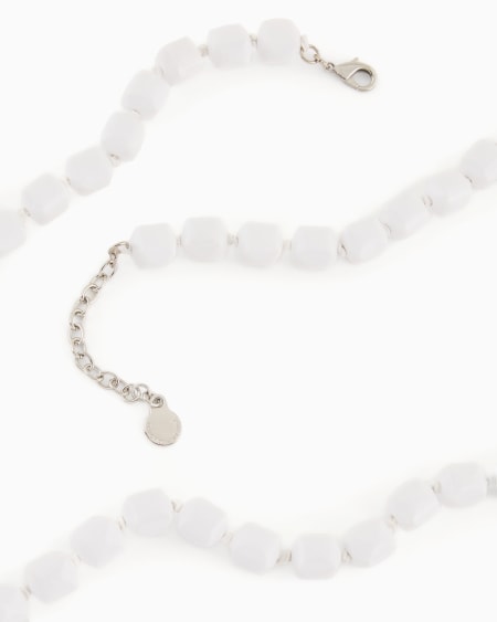 Armani Collar Con Piedras Facetadas