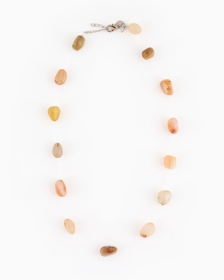 Armani Collar con piedras semipreciosas