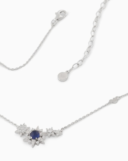 Armani Collar De Cadena Fina De Plata De Ley