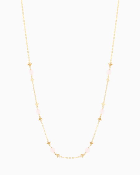 Armani Collar de cadena fina en latón dorado