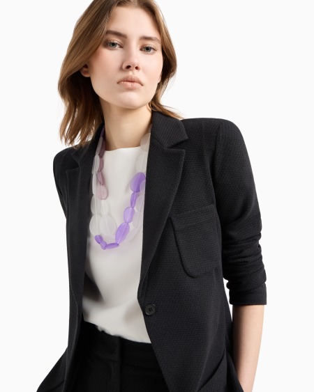 Armani Collar De Doble Vuelta Con Piedras Ovaladas