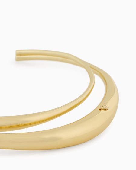 Armani Collar De Latón Dorado