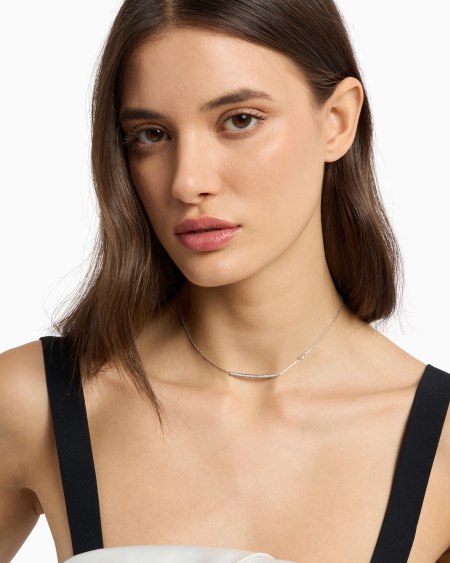 Armani Collar De Plata De Ley