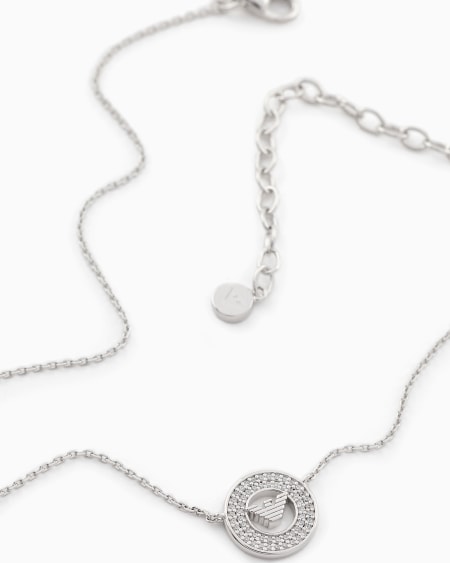 Armani Collar De Plata De Ley Con Colgante