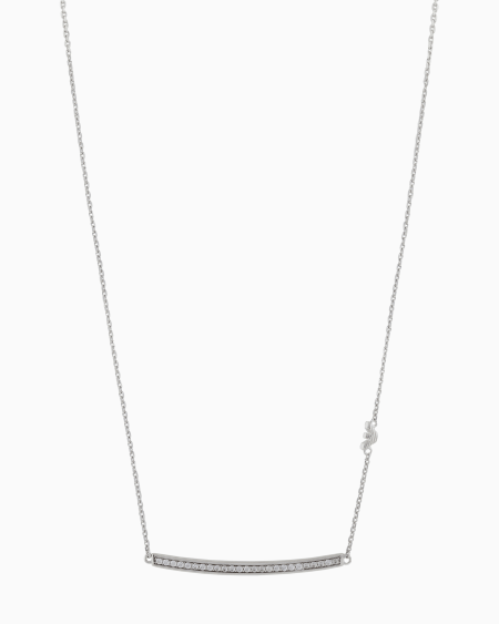 Armani Collar De Plata De Ley