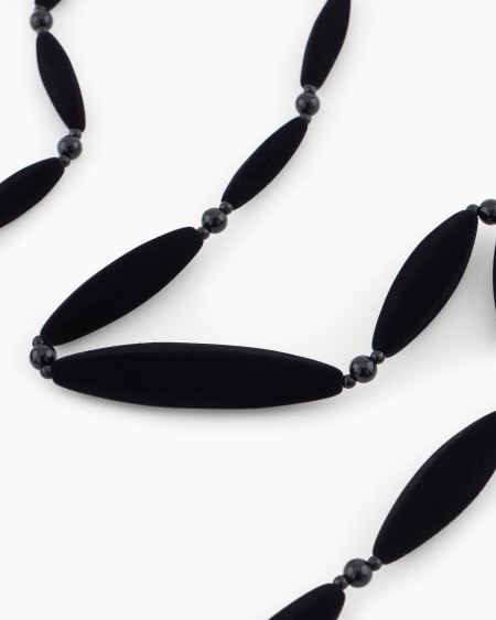 Armani Collar Largo Con Elementos Flocados