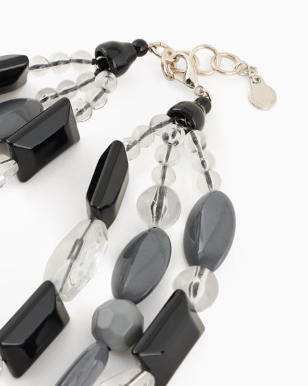 Armani Collar Multihilo Con Elementos Geométricos